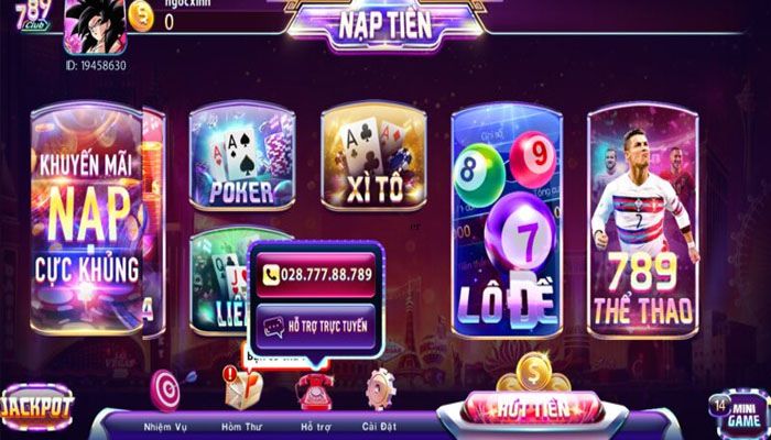 Top game bài đổi thưởng 789Club